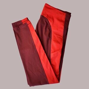 Athleta Ultimate Stash Pocket Colorblock 7/8 Tight Legging sz Medium